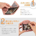 財布 レディース ミニ財布 荔枝紋 本革 二つ折り スナップボタン式 コインケース 小銭入れ カード入れ 超薄型 ウォレット 札入れ 写真入れ R...