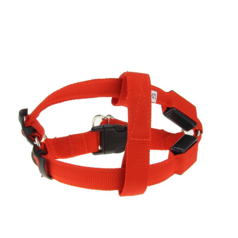 犬用 ハーネス LED 光る ベスト 胴輪 ペット 夜間 散歩 安全 視認性 警告灯 赤 黄 青 緑 橙 ピンク 白 レインボー 小型犬 中型犬 大型犬