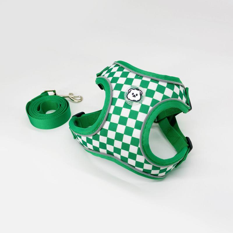 ・素材: 涤纶・製品カテゴリ: 牽引帯・伸縮性: 有・カラー: ピンク, グリーン・サイズ: XS, S, M, L・対象: 猫・種類: ペットチェーン、リング、ロープ