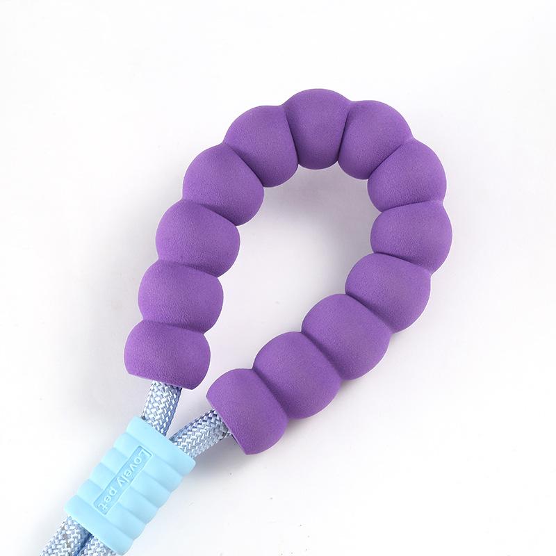 犬 牽引ロープ ドーパミンカラー カップ麺 持ち手 夜光 反射材 ペット用リード 12mm×150cm ナイロン 小型犬 中型犬 散歩 お出かけ