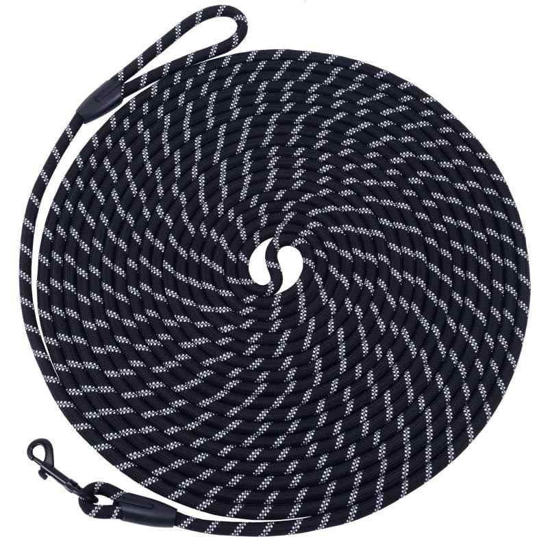 犬 牽引ロープ ナイロン製 ペット用リード 小型犬 中型犬 大型犬 散歩用 お出かけ用 ブラック レッド パープル ブルー グリーン ピンク