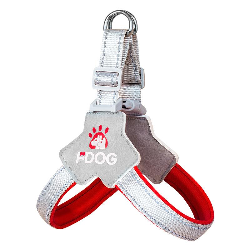 犬具 ハーネス リード セット 小型犬 かわいい ナイロン メッシュ 通気性 散歩 お出かけ 簡単装着 ドッ..