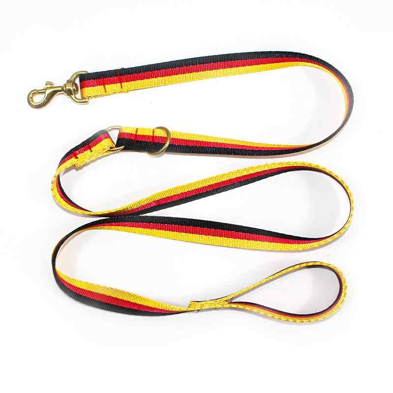 犬用リード 牽引ロープ ナイロン製 ドイツカラー 中国風 訓練用 多機能 伸縮可能 丈夫(x2)