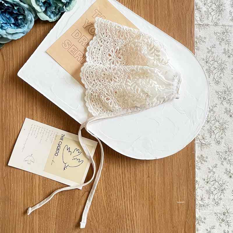 ベビー帽子 女の子 レース 春夏 薄手 新生児 0歳 1歳 かわいい プリンセス風 コットン 紫外線対策 通気..