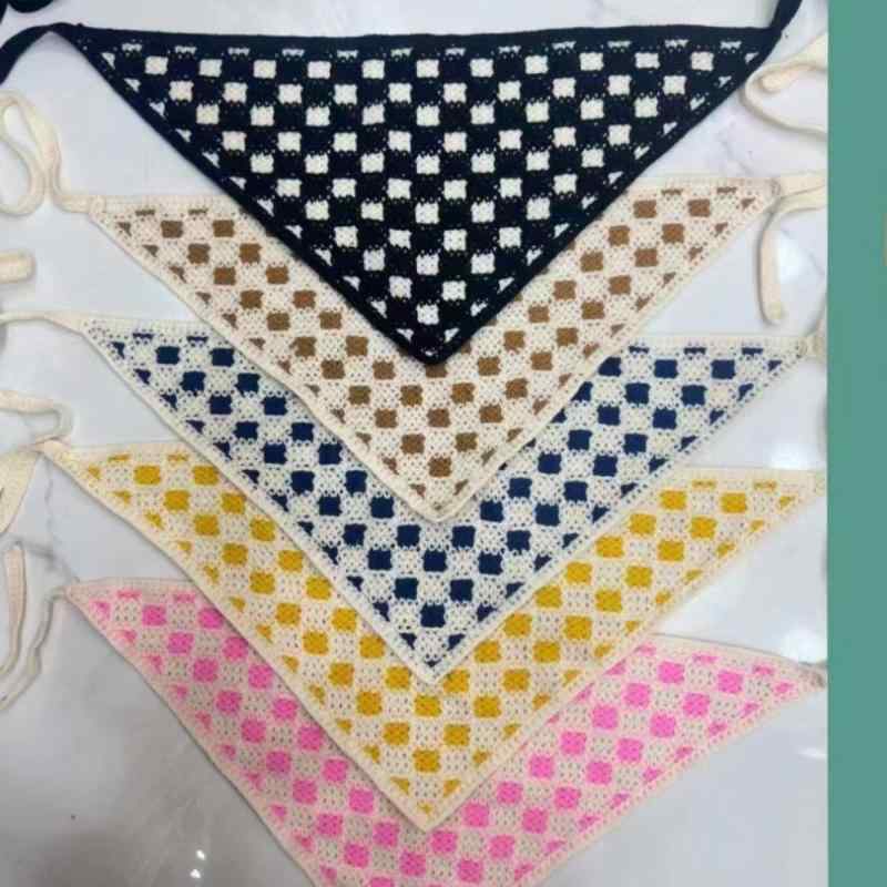 ヘアバンド レディース かわいい ニット 三角巾 春夏 バッグ スカーフ 髪飾り 韓国風 おしゃれ まとめ..