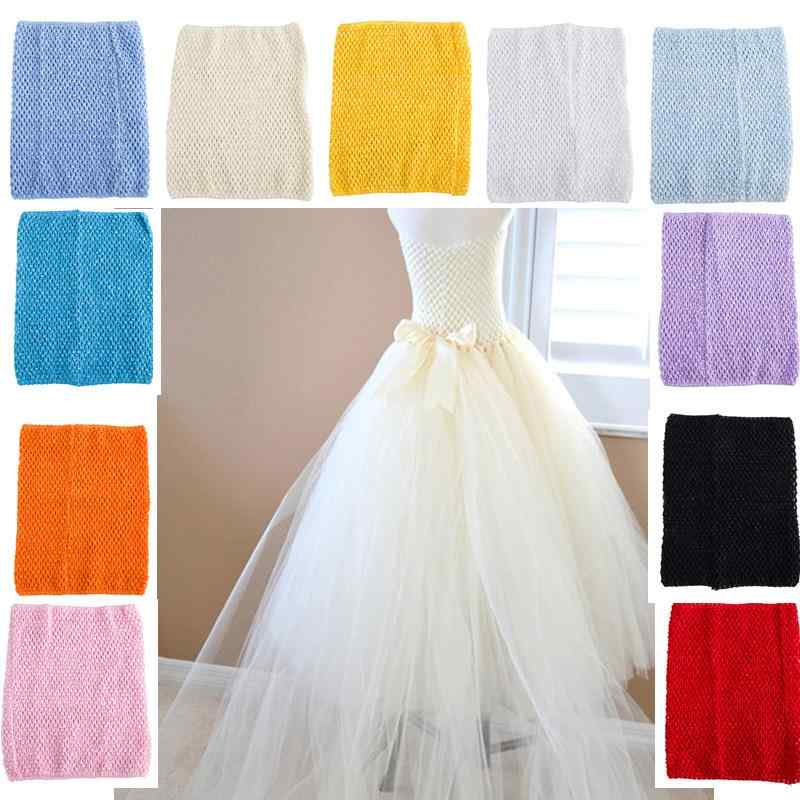 子供用ヘアアクセサリー 韓国シルク製チューブトップ DIY チュチュスカート 舞台衣装 トップス生地 か..