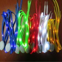 靴紐 ランニング用 光る靴紐 事故防止 夜間 スポーツ スニーカー 運動靴 白色 ピンク色 黄色 橙色 赤色 緑色 青色 カラフル(x200)