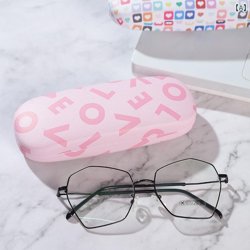 メガネケース 小学生 レディース メンズ 兼用 鉄製 収納ケース ヒョウ柄 花柄 バタフライ チェック柄 ..