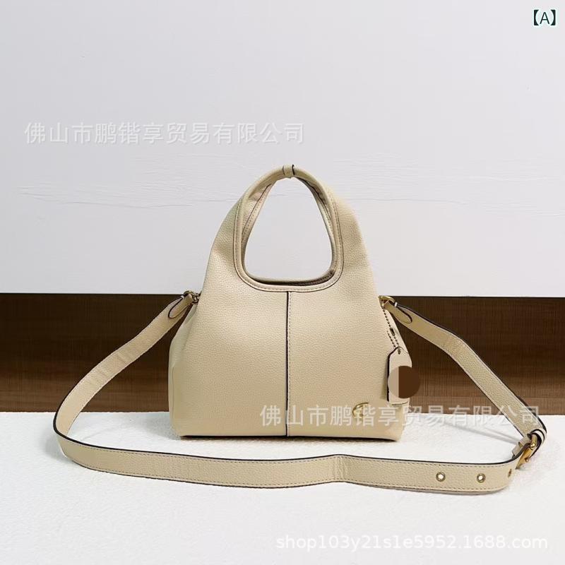 トートバッグ レディース 鞄 カバン ハンドバッグ ショルダーバッグ 肩掛け 斜め掛け 大容量 本革 レザー 牛革 水桶型 バケットバッグ 普段使い 通勤