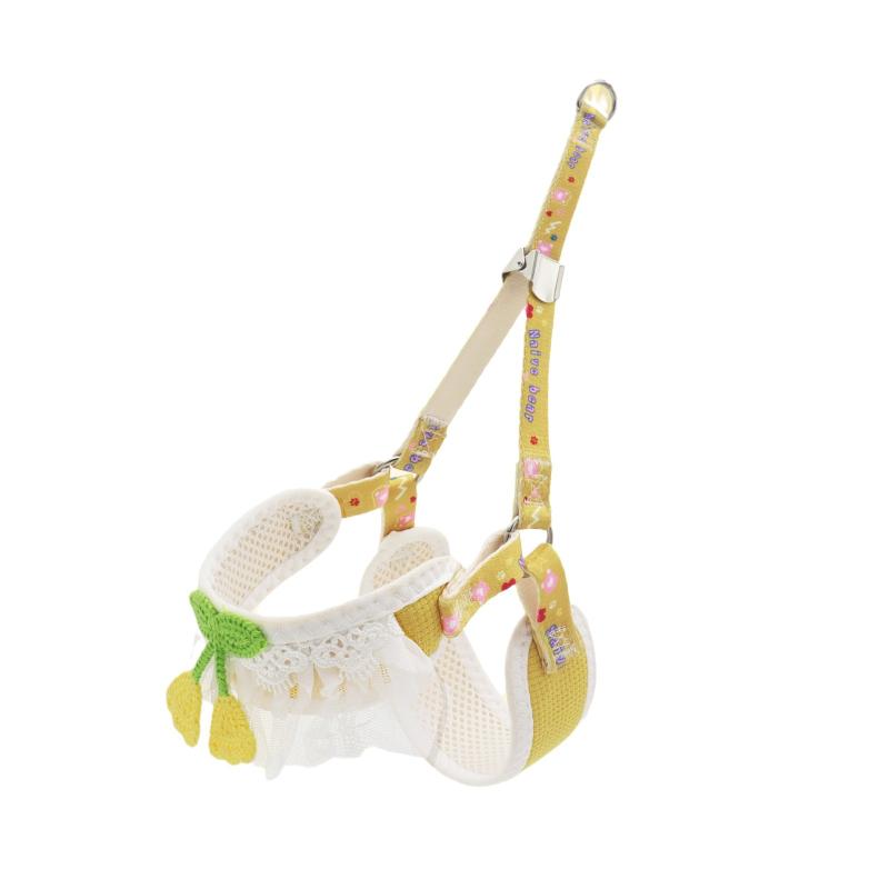 犬用ハーネス 小型犬 猫用 胴輪 リード セット 伸縮 通気性 ポリエステル チワワ トイプードル パグ 柴犬