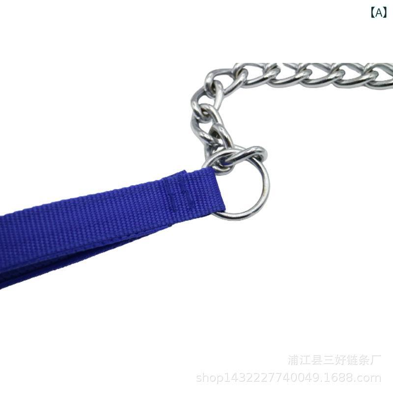 犬用リード 小型犬 中型犬 絡まり防止 金属製 チェーン ペット 牽引ロープ(x10)