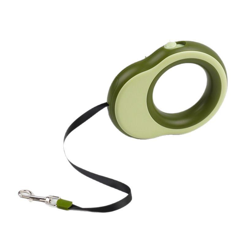 ペット リード 伸縮式 自動巻き取り お散歩 紐 小型犬 中型犬 大型犬 ABS樹脂製 牽引ロープ(x2)