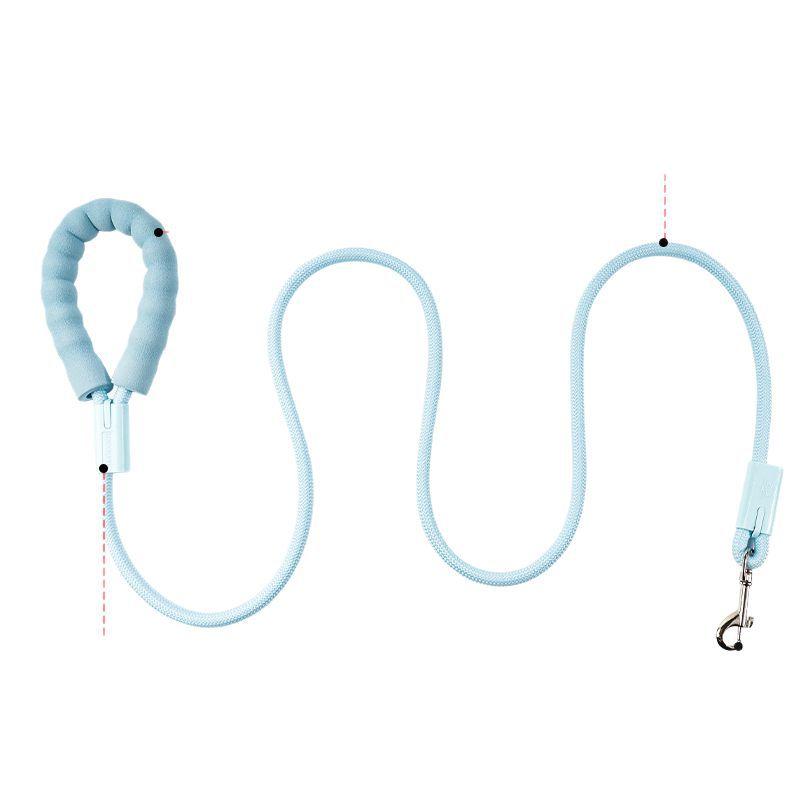 犬 リード 中型犬 大型犬 小型犬 ナイロン 牽引ロープ 斜めがけ クラウド型ハンドル 散歩 カラフル