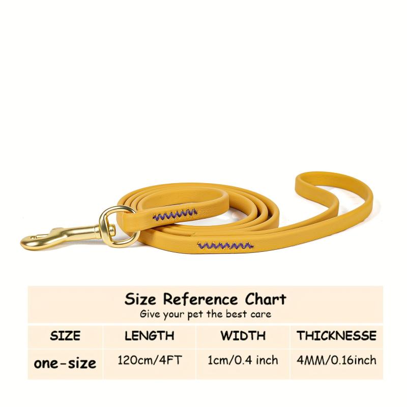 犬用 訓練用リード 小型犬 中型犬 PVC 防水 伸縮なし 150cm 丈夫 多機能 テディ プードル 追跡 散歩 お出かけ(x2)