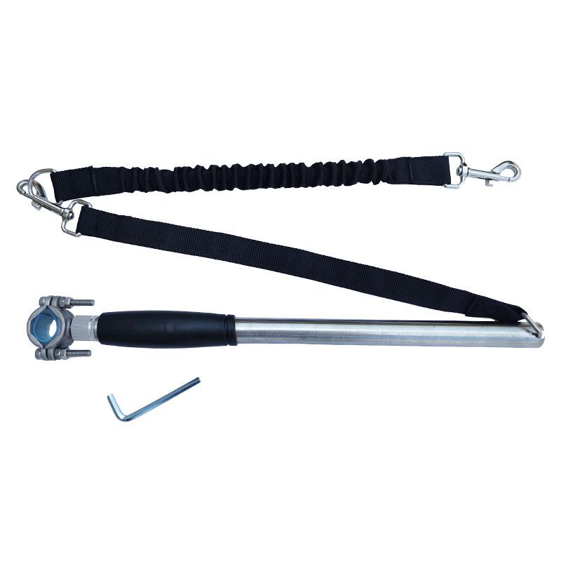 ペット 自転車 散歩 リード 牽引ロープ ステンレス 伸縮 丈夫 アウトドア