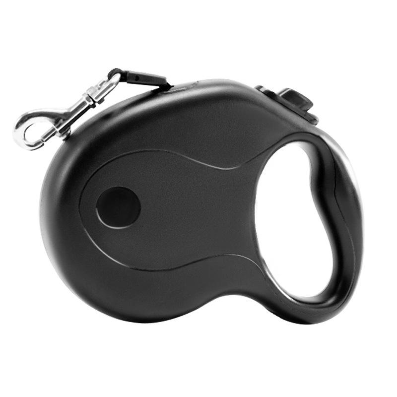 犬用 伸縮リード ペット牽引ロープ 一键ロック ABS素材 3m 5m 8m 安全 散歩用 ブラック