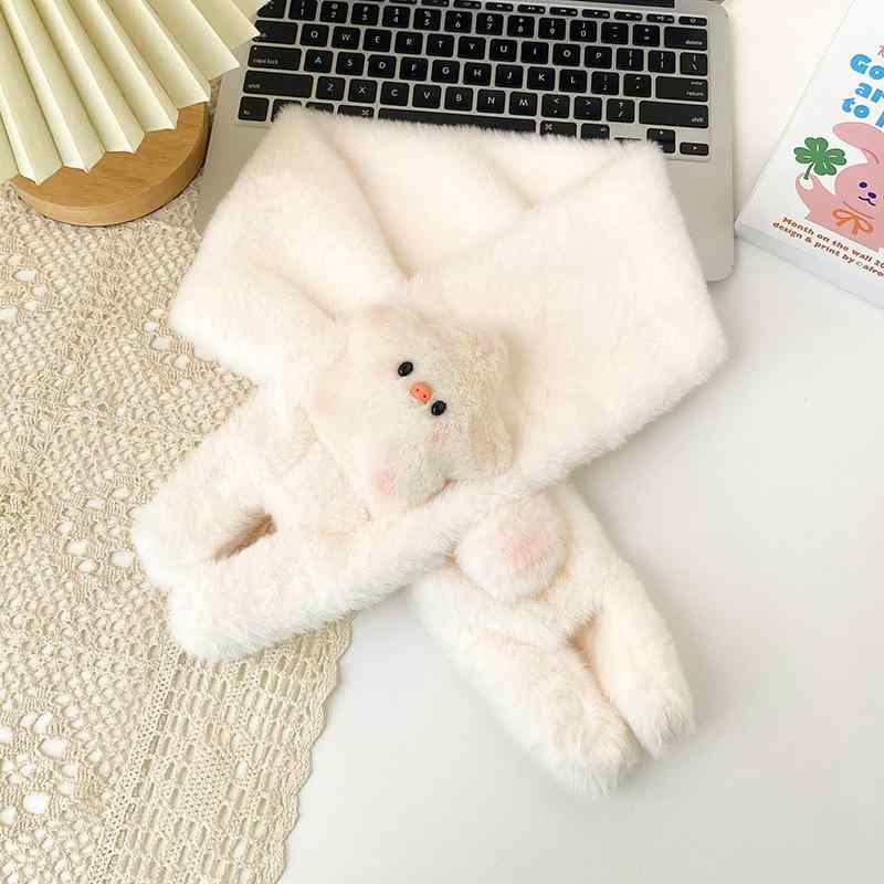 手袋 レディース 冬用 かわいい 手袋 五芒星 猫柄 防寒手袋 厚手 手袋 ふわふわ 手袋 自転車用 手袋 運転用 手袋(x2)