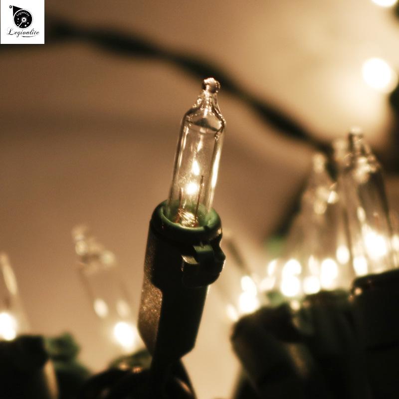 クリスマス イルミネーション ライト クリア 電球 ストリング ライト 防水 アウトドア イベント パーティー デコレーション