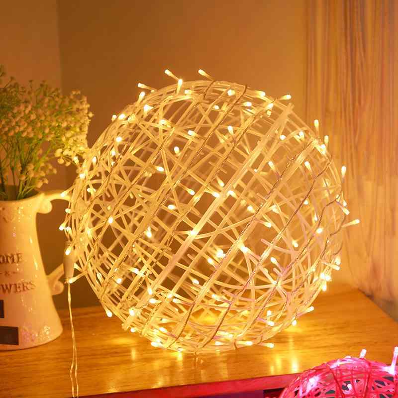 LED イルミネーションライト 防水 球体 吊り下げタイプ クリスマス デコレーション ライト 暖白 ホワイト イエロー ブルー ピンク グリーン パープル レッド 庭 玄関 公園(x10)