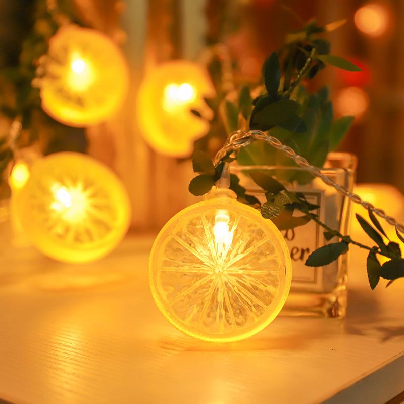 LED ライト イルミネーション ライト 電飾 ローズ 薔薇 バラ レモン デコレーション 飾り ガーランド 電池式 結婚式 パーティー イベント