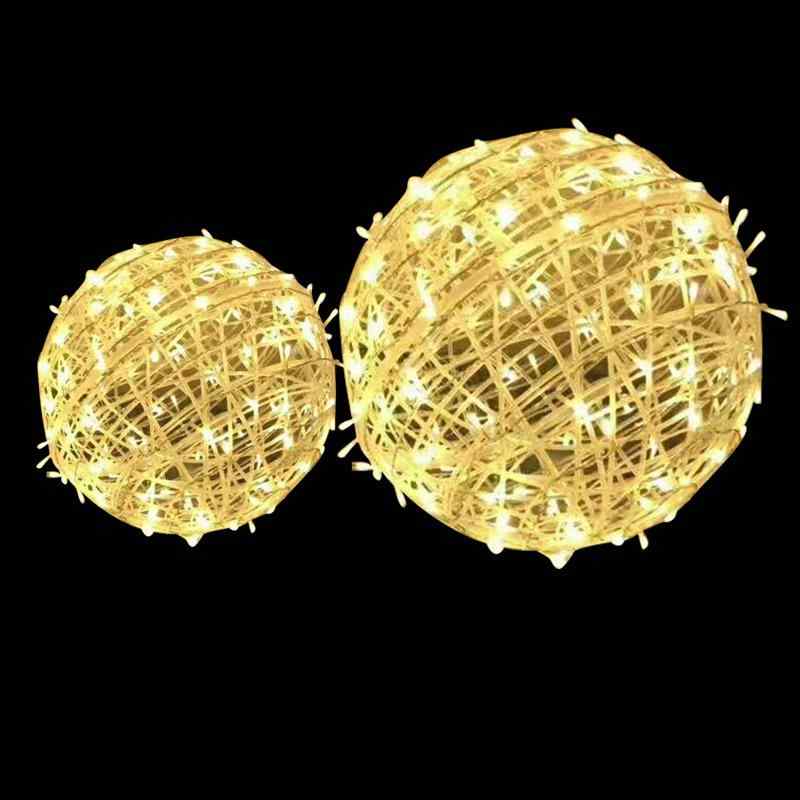 クリスマス オーナメント LEDライト ストリングライト ボールライト 発光 デコレーション 飾り付け イベント パーティー 店舗 ホテル ショッピングモール(x3)