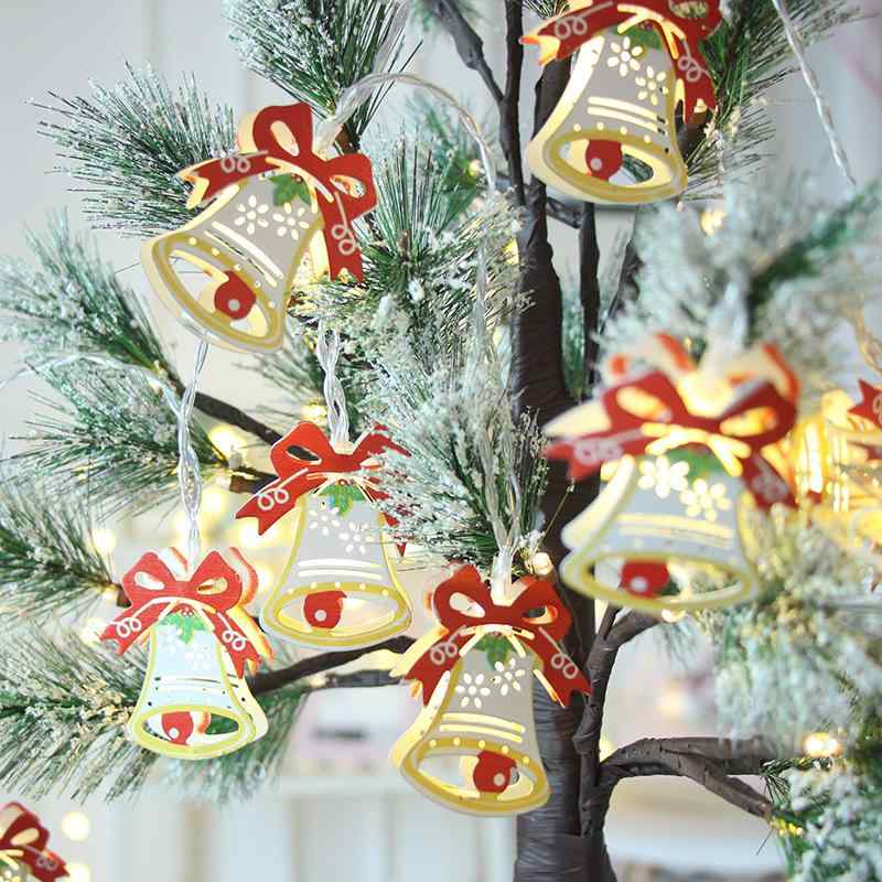 クリスマス LEDイルミネーションライト クリスマスベル クリスマス鹿 クリスマスソックス クリスマス老人 クリスマス雪だるま 電池式 オーナメント 部屋装飾 イベント パーティー(x3)