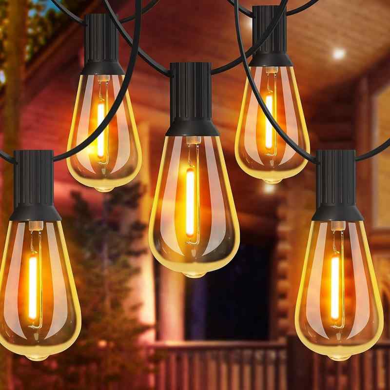 ガーデンライト LED電球 ストリングライト イルミネーションライト 庭 飾り 防水 3m 10灯 7.6m 25灯 9m 30灯 15m 50灯 アウトドア キャンプ テント 飾り付け イベント パーティー 照明(x10)
