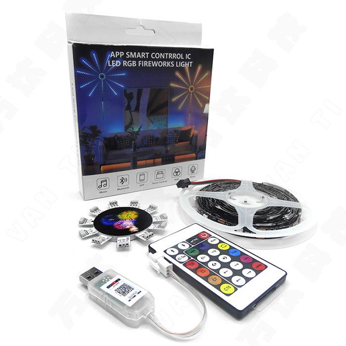 LEDイルミネーションライト 室内 リモコン APP スマホ Bluetooth制御 花火 イルミネーション エンターテイメント 照明 節慶 クリスマス デコレーション リビング ルーム 部屋