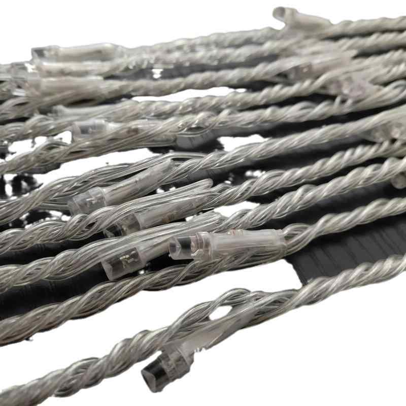 LED イルミネーション カーテンライト 滝 ライト ストリングライト 屋外 防水 クリスマス 結婚式 パーティー イベント 背景 装飾 電飾 暖白 正白 ブルー カラー ピンク