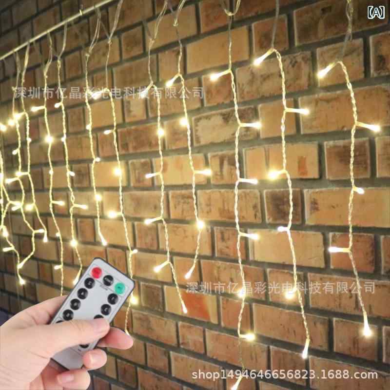 イルミネーションライト 電池式 USB式 3.5m 96灯 クリスマス飾り ウォームホワイト クールホワイト マルチカラー ピンク パープル