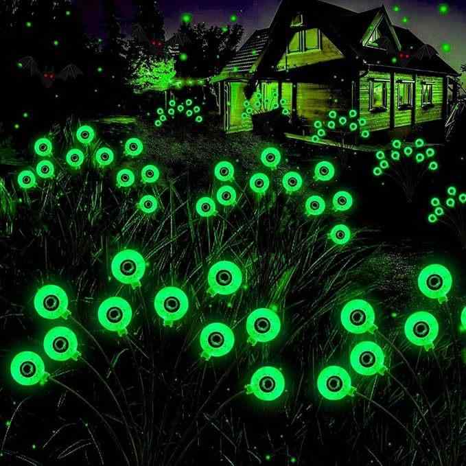 ガーデンライト ハロウィン 緑光 レッド パープル ソーラーライト 庭 庭園 イルミネーション デコレーション イベント パーティー クリスマス(x2)