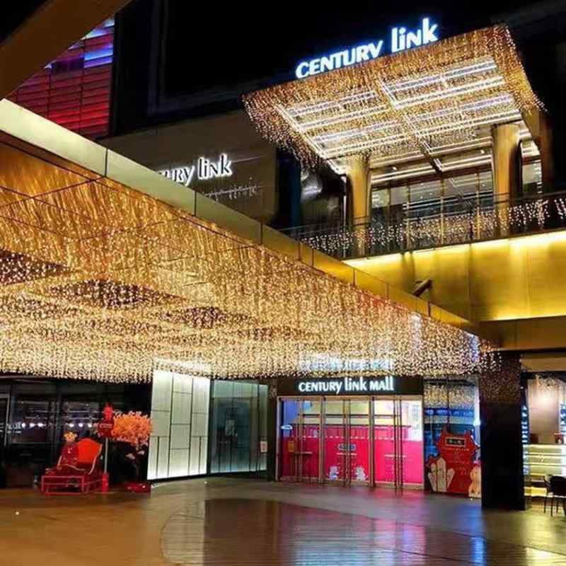 カーテンライト クリスマス イルミネーションライト LED デコレーションライト 結婚式 パーティー イベント 暖白 正白 ブルー マルチカラー