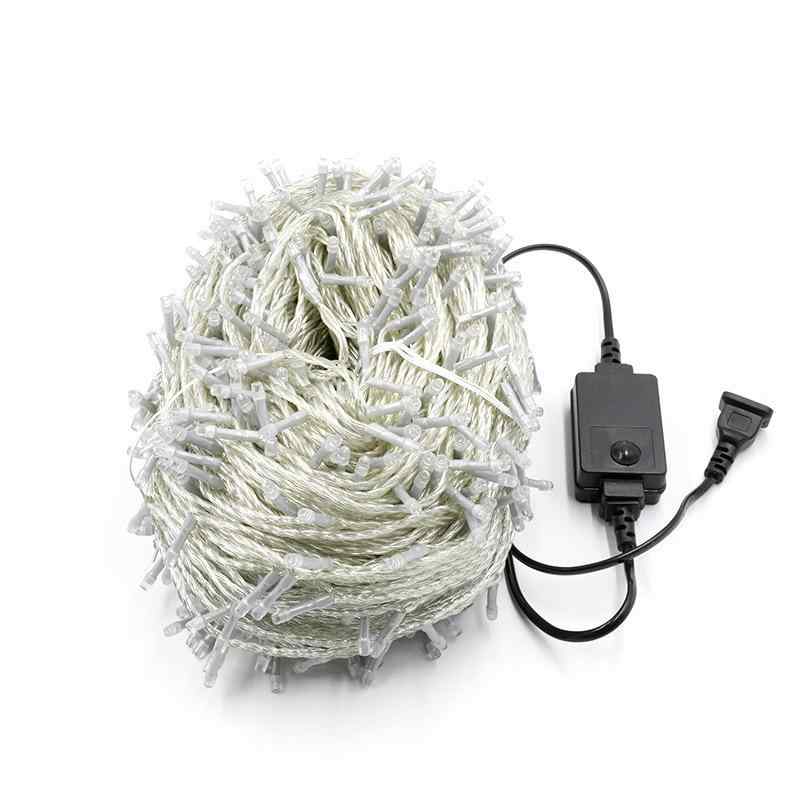 LEDイルミネーションライト 庭 庭園灯 クリスマスライト 10m 100球 暖白色 防水 防雨 屋外(x2)