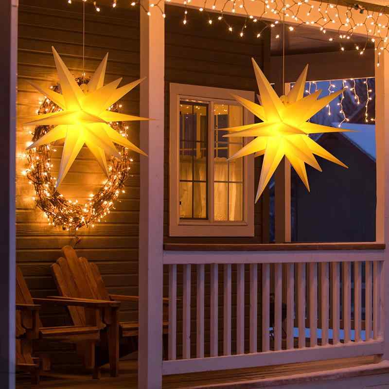 クリスマス イルミネーション ライト 31V 低電圧 リモコン付き LED デコレーション 暖白色