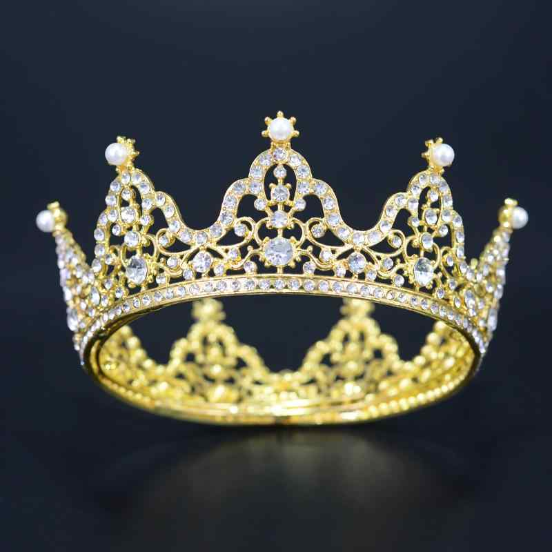 ヘアアクセサリー レディース 皇冠 ブライダル ティアラ ウェディング 結婚式 誕生日 パーティー 舞台 衣装 髪飾り 合金 ラインストーン 電気メッキ加工 ゴージャス イベント