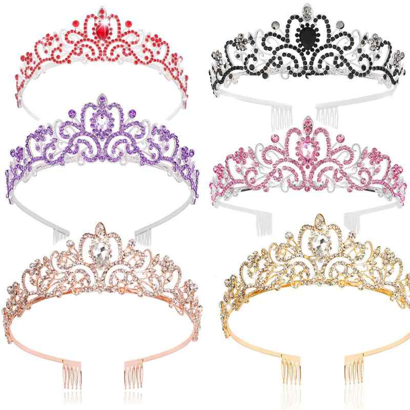 ヘアアクセサリー レディース ブライダル ティアラ クラウン 合金 水晶 エレガント ウェディング パーティー イベント シルバー 結婚式 ゴージャス 上品 披露宴 発表会 舞台