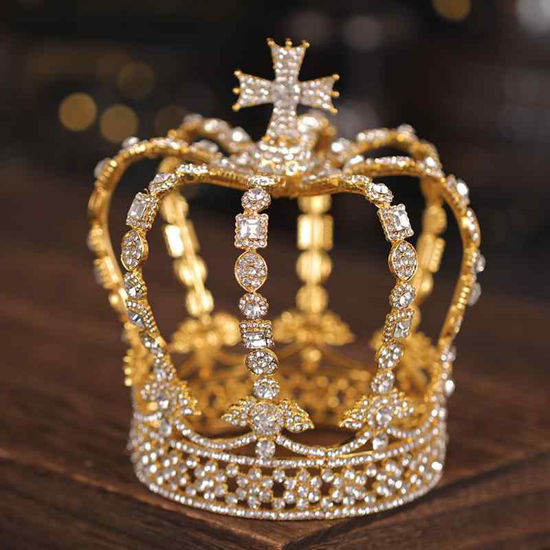 ヘアアクセサリー レディース ブライダル ティアラ クラウン バロック 水晶 ジルコニア 十字架 パール ラインストーン 電気メッキ加工 ウェディング パーティー 舞台 撮影 披露宴 ゴージャス かわいい 上品 エレガント きれいめ