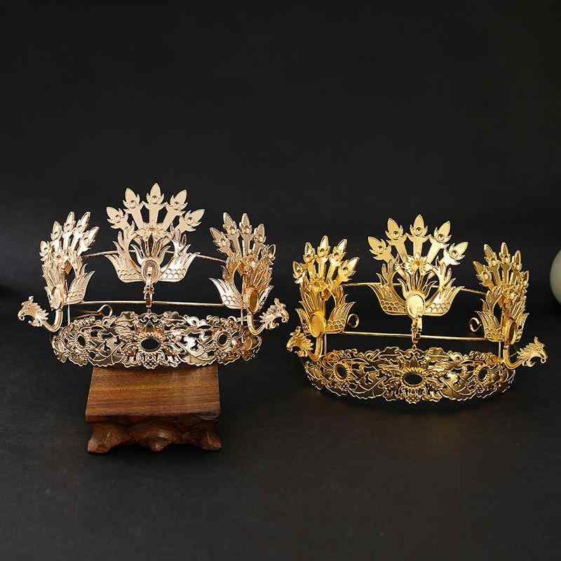 ヘアアクセサリー レディース 古風 三鳳冠 大ぶり かんざし 合金 銅製 エレガント 結婚式 花嫁 髪飾り コスプレ イベント KC金 アニマルモチーフ