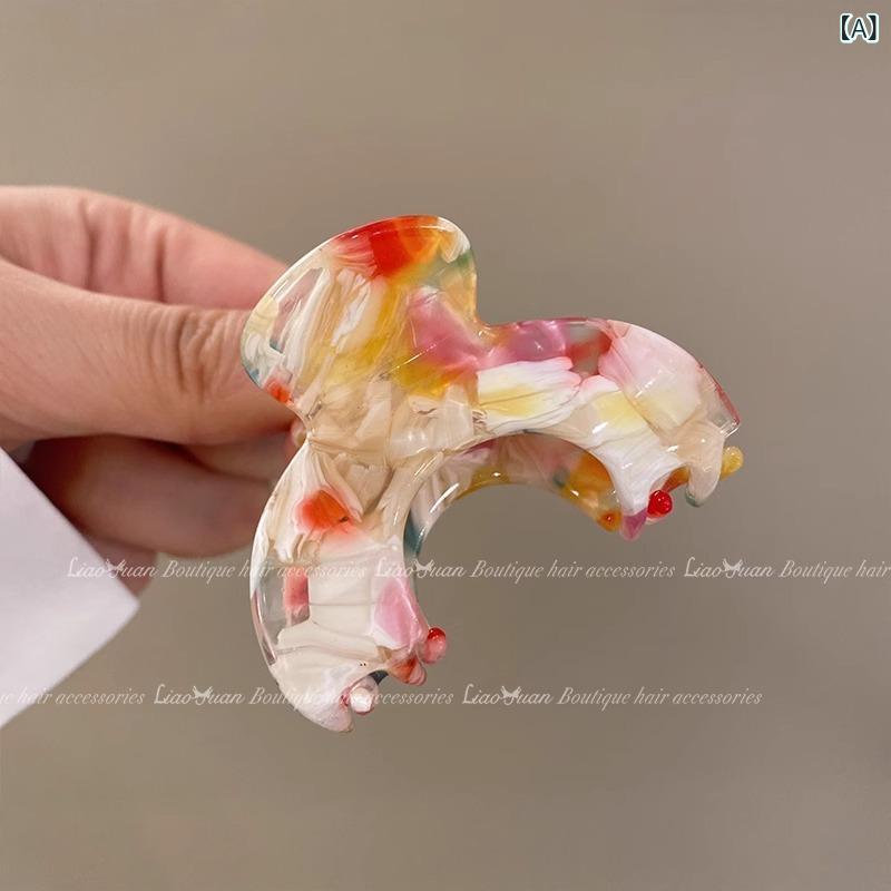 ヘアクリップ レディース ヘアアクセサリー 小さめ 高め ポニーテール 髪留め 髪飾り まとめ髪 ハーフ..