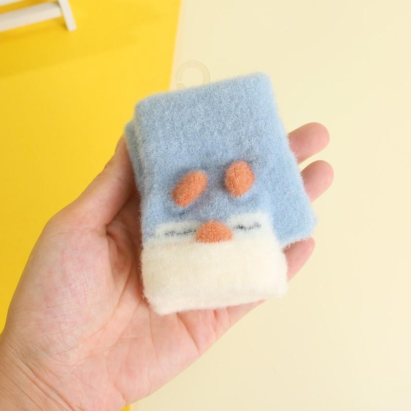 手袋 ベビー手袋 秋冬 防寒 ニット 半指 指なし ミトン 男女兼用 赤ちゃん 0歳 1歳 2歳 かわいい カー..