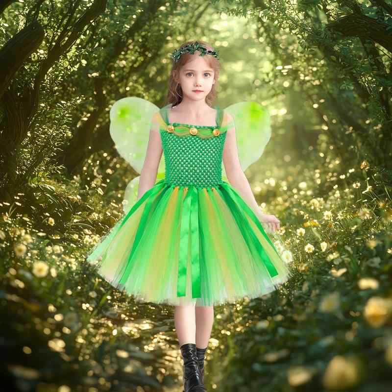 ワンピース キッズ バレエ チュール スパンコール 妖精 ダンス 衣装 セット 女の子 発表会 舞台 演出 ..