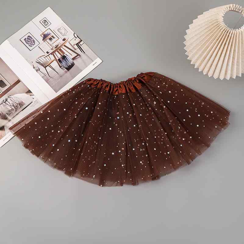 子供用ダンススカート チュールスカート スパンコール付き プリンセススカート 発表会 舞台衣装 ポリエ..