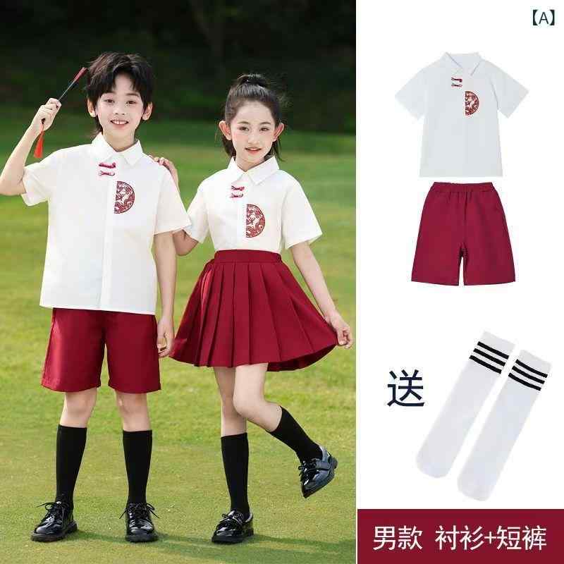 子供用 発表会衣装 合唱衣装 中国風 詩吟 朗読 演奏会 舞台衣装 幼稚園 小学校 制服 男の子 女の子 レ..