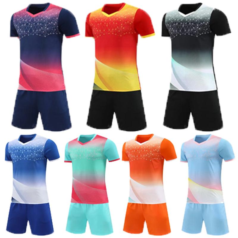 サッカーウェア 子供用 速乾 トレーニングウェア スポーツウェア 上下セット 中学生 小学生 部活 練習着 ポリエステル素材 春夏秋冬兼用 4XS 3XS 2X...