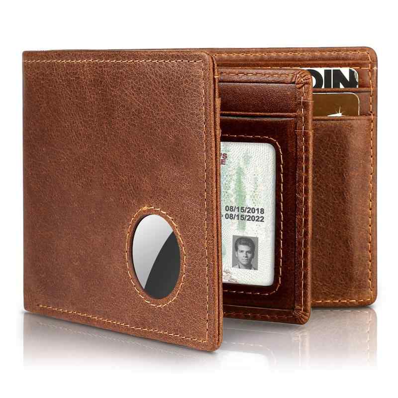 財布 男性用 本革 レザー マルチカードケース スキミング防止 三つ折り レトロ ヴィンテージ風 コンパクト 大容量 収納 日常使い(x300)