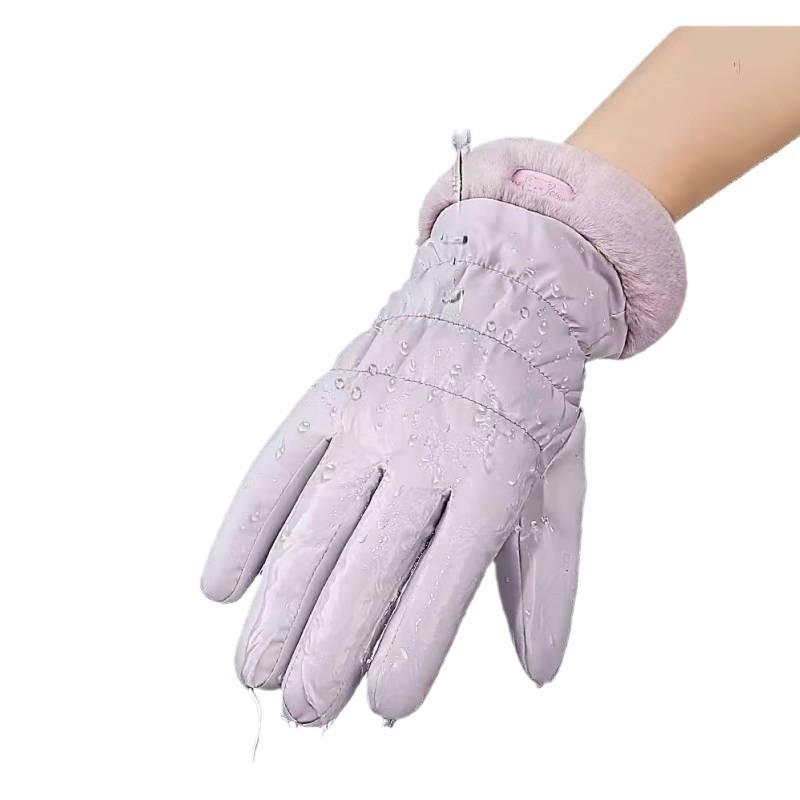 手袋 レディース 冬用 防寒 グローブ 裏起毛 スマートフォン対応 防風 アウトドア スポーツ 自転車 バ..