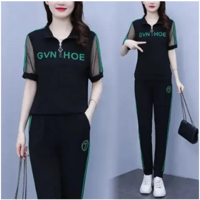 セットアップ レディース 大きいサイズ スポーティー 2点セット 半袖 トップス パンツ プリント 部屋着..