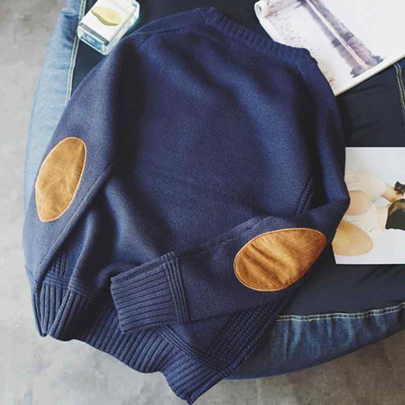 ニット メンズ カーディガン 秋冬 厚手 ラウンドネック セーター ゆったり 大きいサイズ 長袖 トップス カットソー 無地 春秋 あったか カジュアル