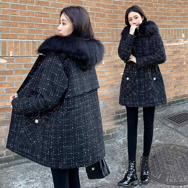 ダウンジャケット レディース 秋冬 韓国風 ミドル丈 ウエストシェイプ 細見え ファッション アウター ..