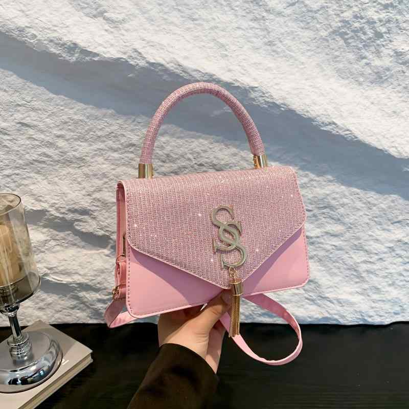 ハンドバッグ レディース ショルダーバッグ シルバーカラー ゴールドカラー ピンク系 ブラック PUレザ..